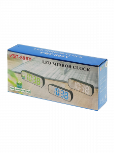 Часы электронные настольные от USB с будильником и термометром VST 895Y-1 Красные